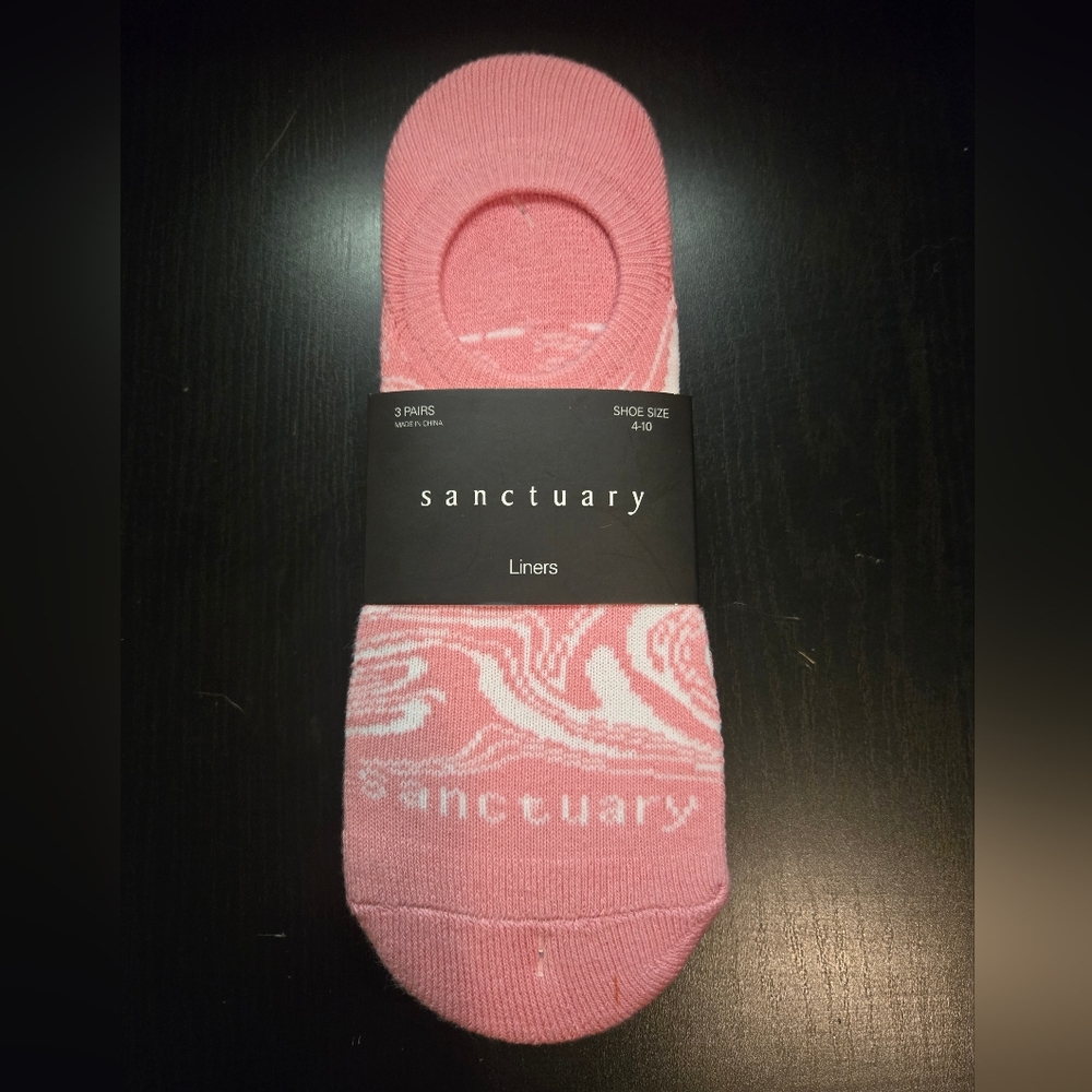 Sanctuary Pink Hosiery Socks Minimalist Design